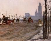 朱塞佩 德 尼蒂斯 : The Victoria Embankment, London